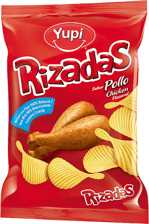PATATAS RIZADAS YUPI POLLO